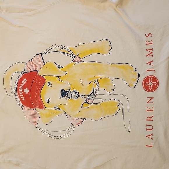 Lauren James Tops - **5 for $20 Lauren James T shirt Lifeguard dog